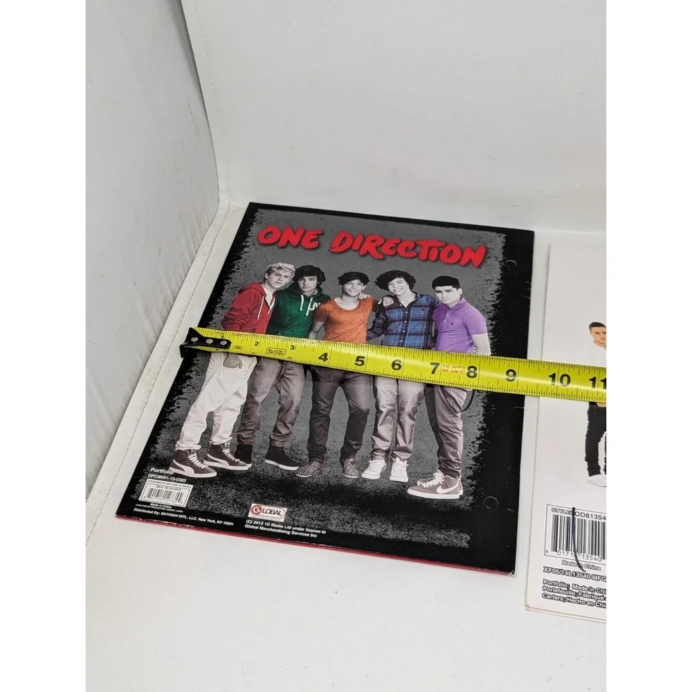 One Direction 1D Band School Folder Art Lot Vintage 2013